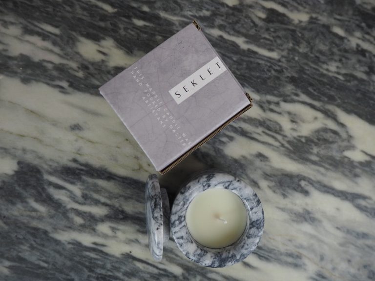 Marble candle Seklet grey - Image 24