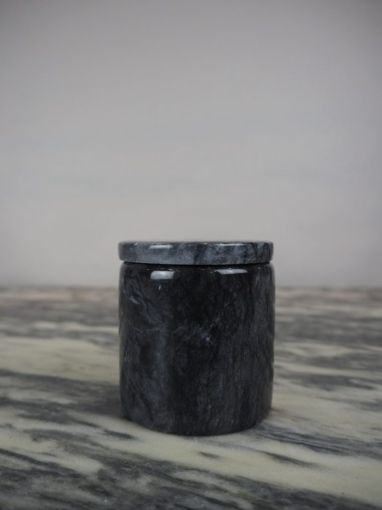 Marble candle Seklet black - Image 2