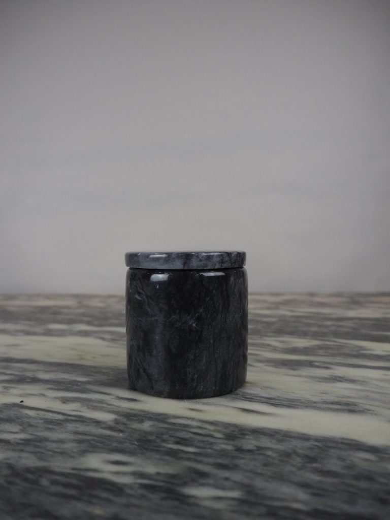 Marble candle Seklet black - Image 3