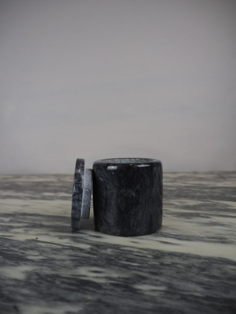Marble candle Seklet black - Image 8