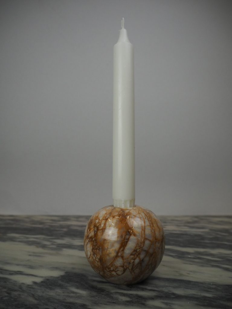 Marble Candle Holder Ball