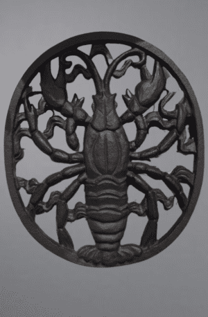 Trivet with lobster