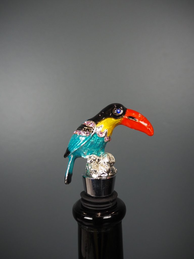 Bird wine stopper