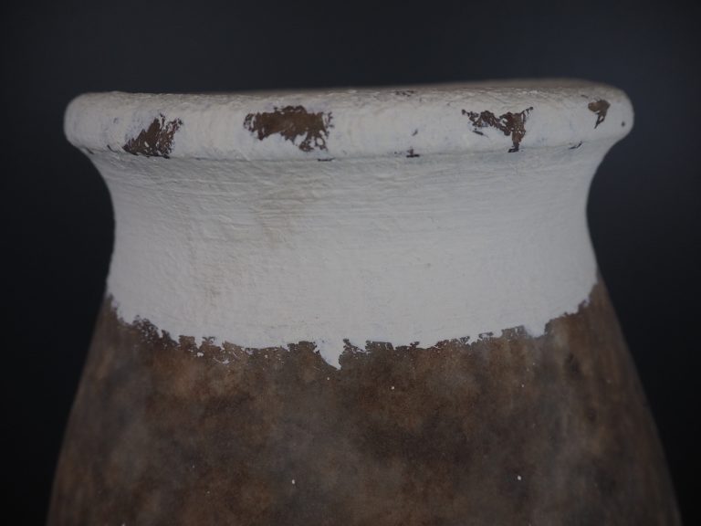 Oleum vase brown/white - Image 3