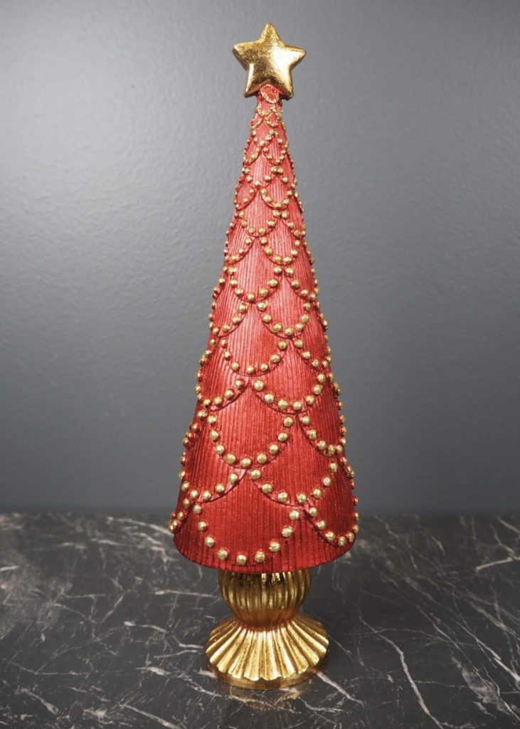 Polyresin tree red