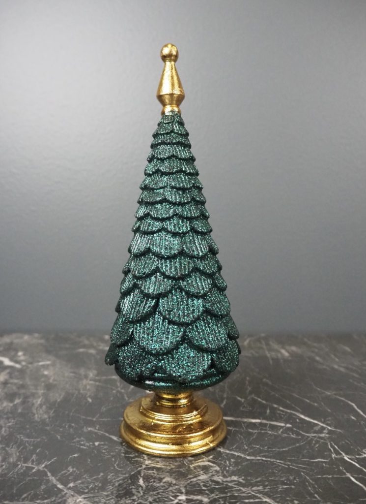 Polyresin tree green/blue
