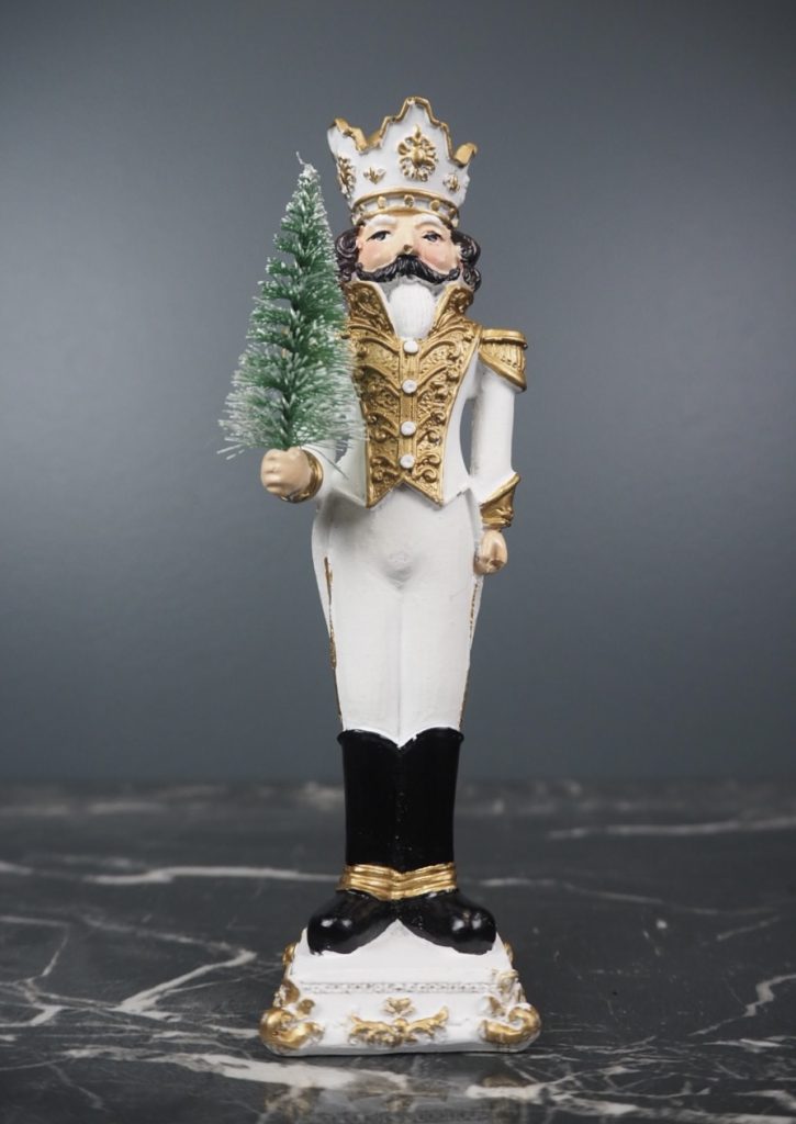 Polyresin soldier gold