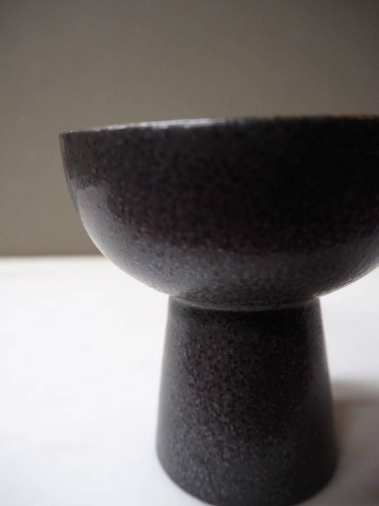 Pedestal candle black - Image 2