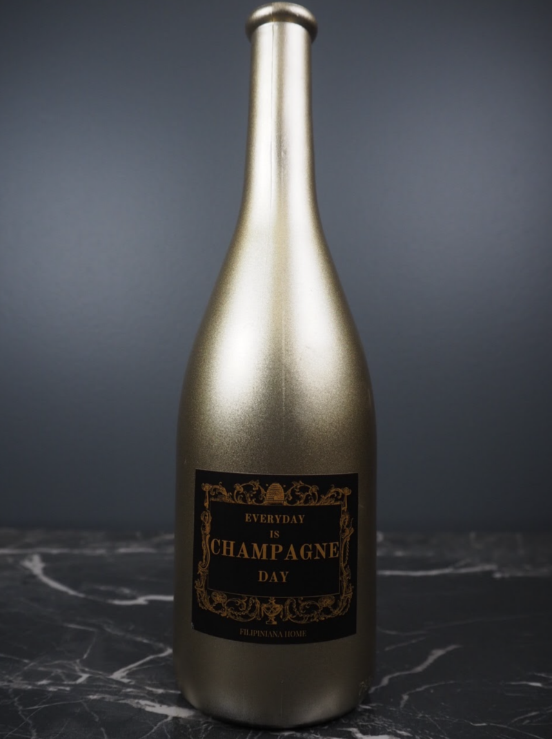 Champagne / Proseco scented candle bottle