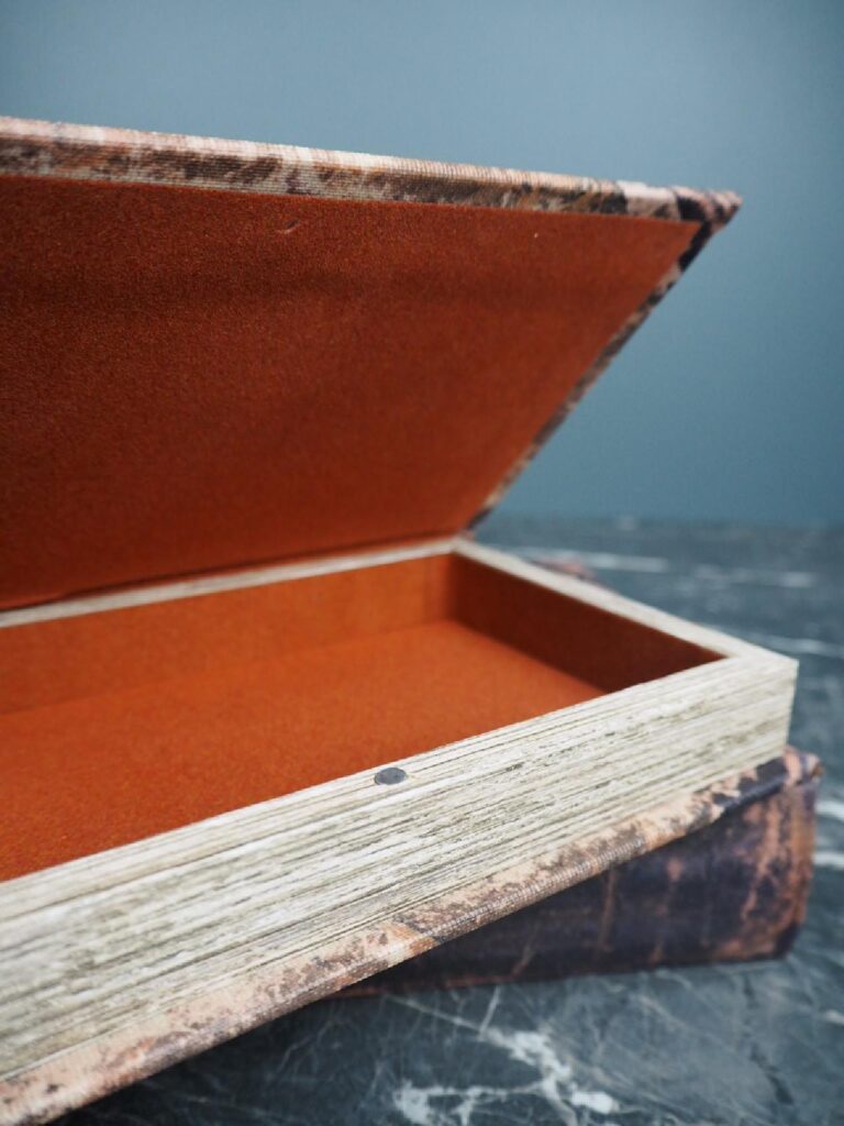 Antique book box  S/2 - Image 3