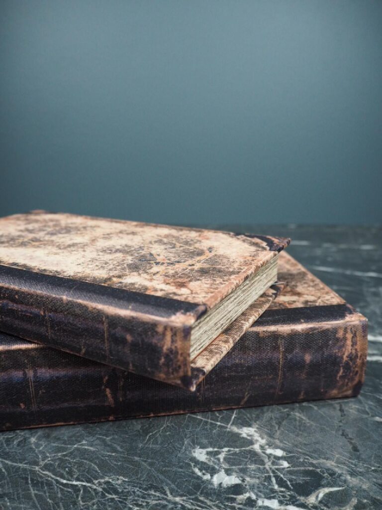 Antique book box  S/2 - Image 2