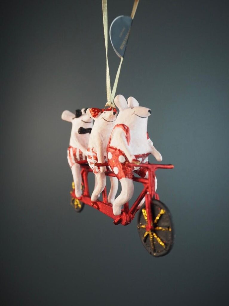 Sibling mouse on bike red/gold - Image 2