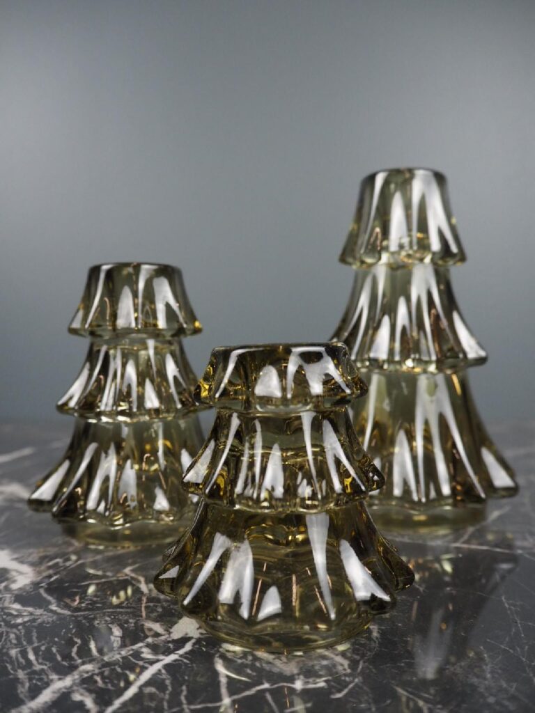 Glass candle holder - Image 3