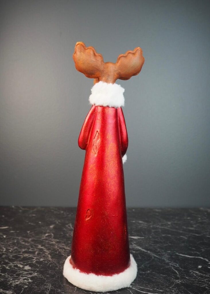Santa Moose w/heart red - Image 4