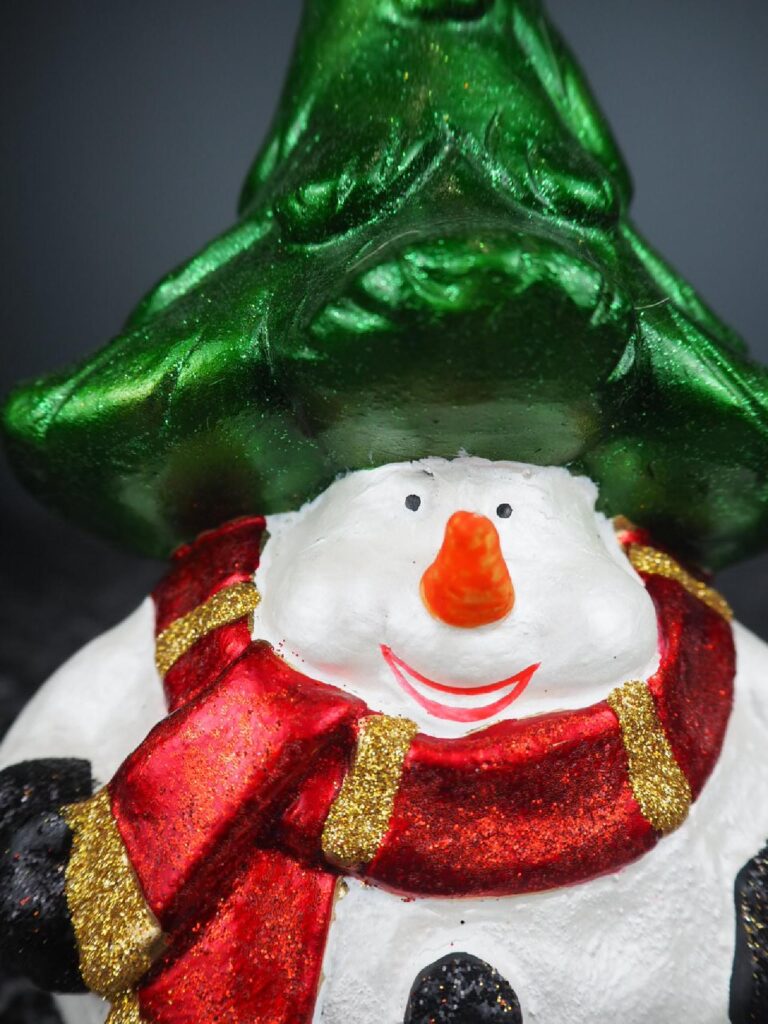 Snowman pw w/ tree hat t.top - Image 4