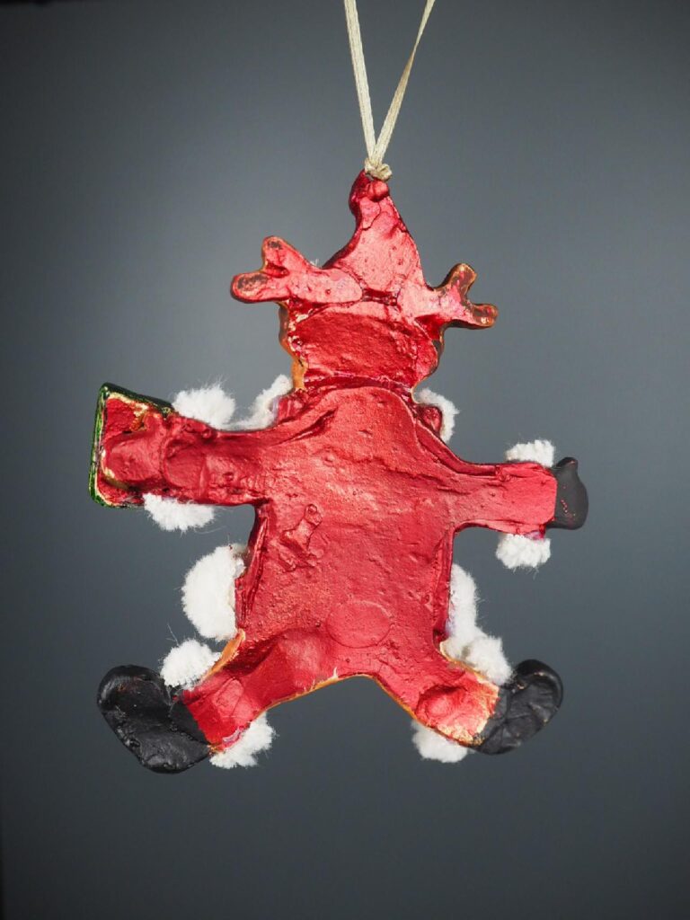 Xmas bear in realistic & red suit - Image 3