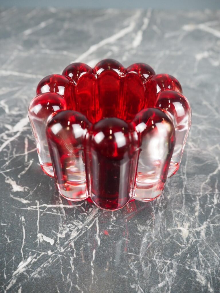 Glass candle holder - Image 2