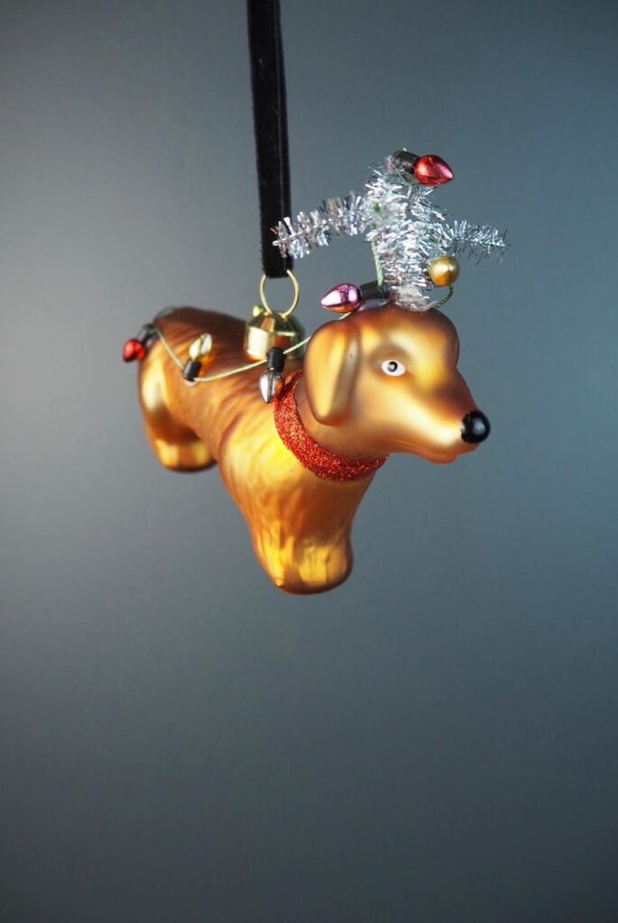 Glass dog 9 cm - Image 2