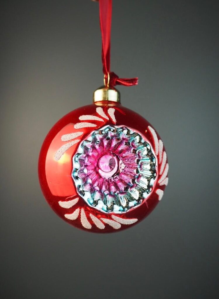 Glass ball w reflector set of 9 - Image 3