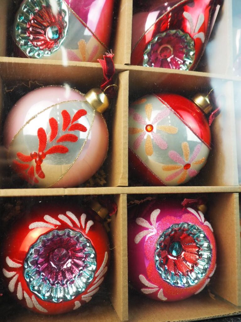Glass ball w reflector set of 9 - Image 11