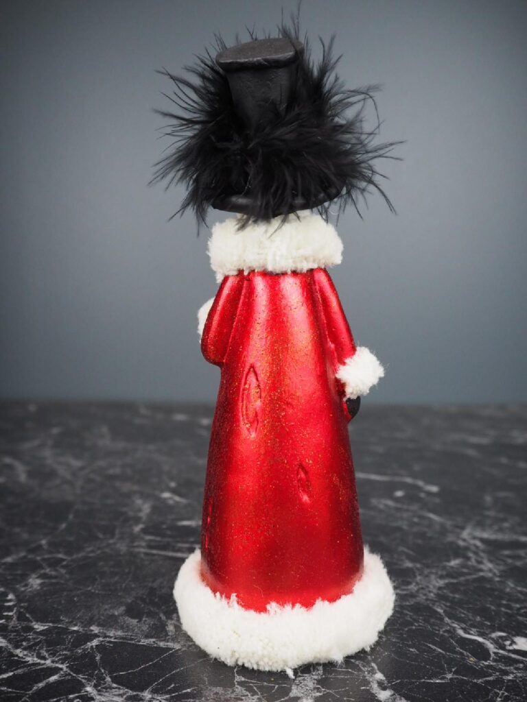Snowman hat & blk fur - Image 4