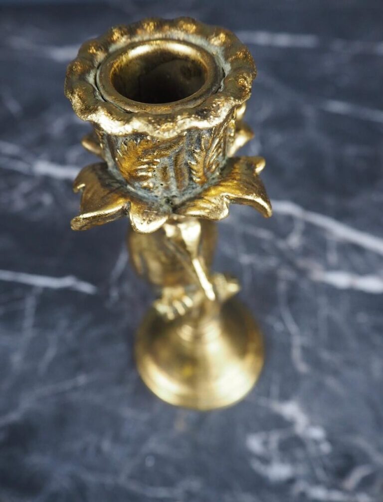 Candle holder bird gold - Image 4