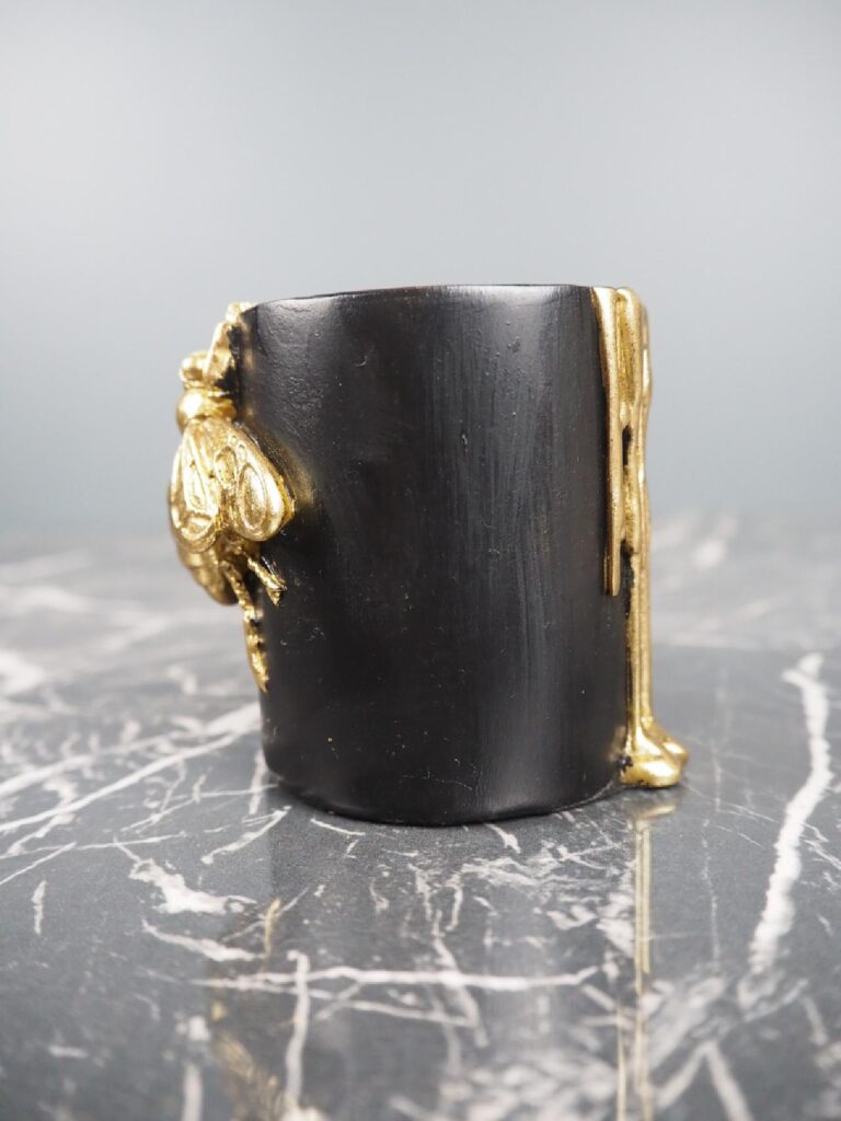 Candle holder w insect - Image 4