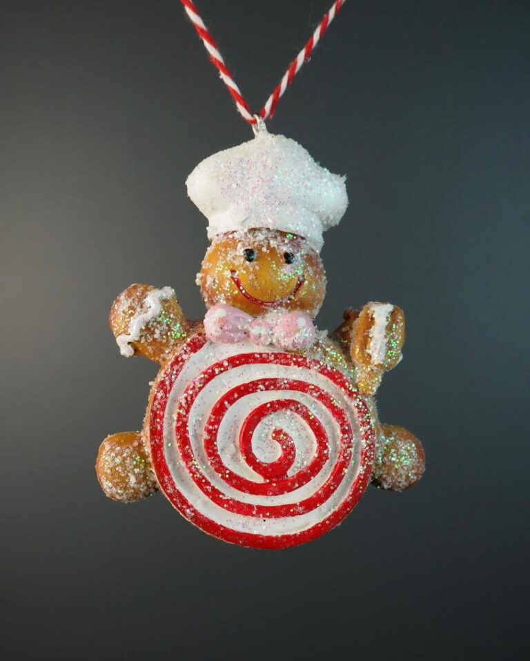 Gingerbread finger hanger 2asst - Image 3