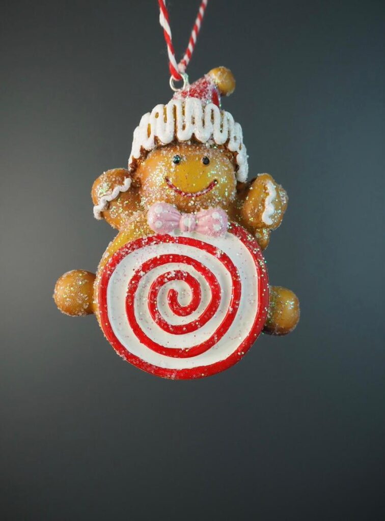 Gingerbread finger hanger 2asst - Image 2