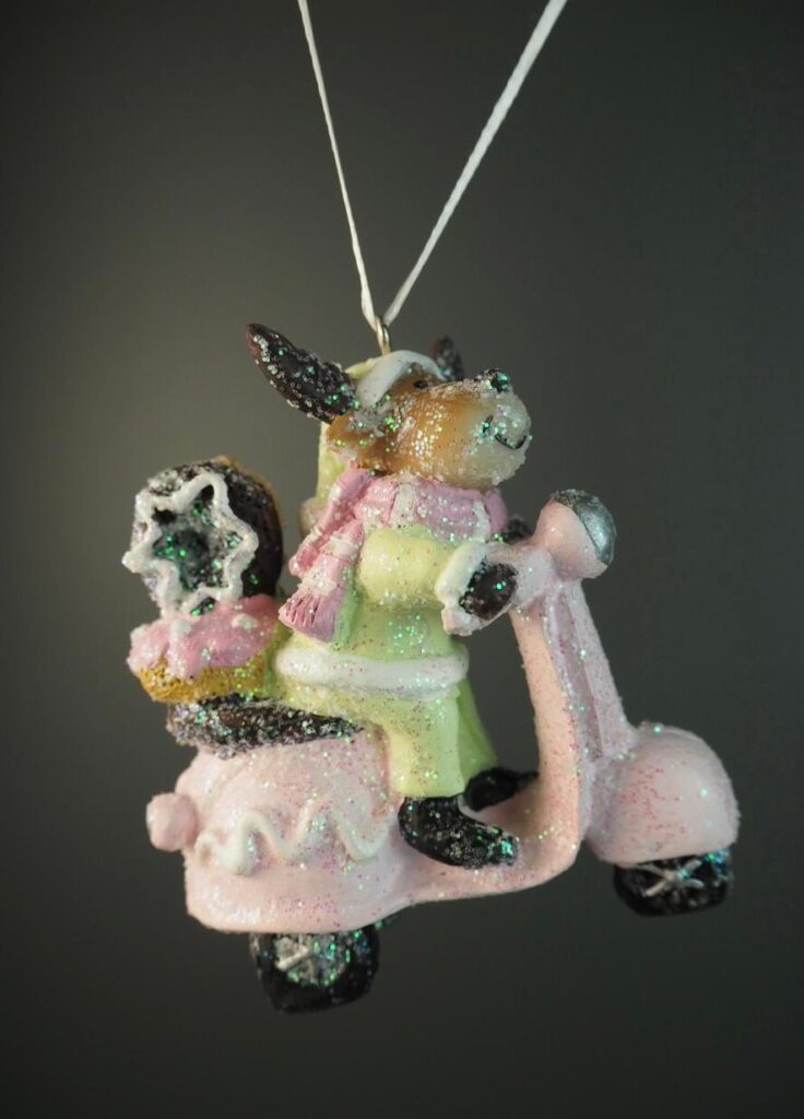 Santa,snowmen,deer riding the bike - Image 2