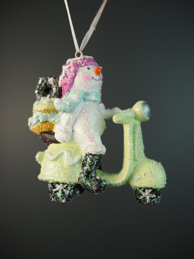 Santa,snowmen,deer riding the bike - Image 4