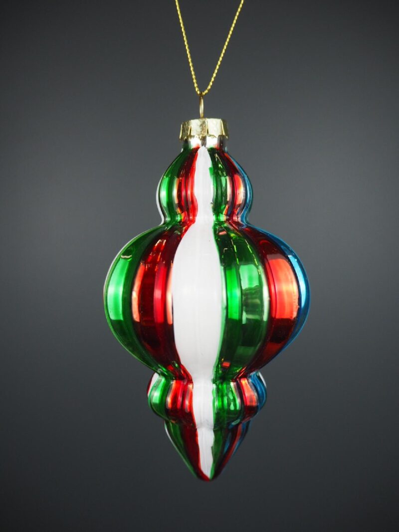 Glass ornament multi