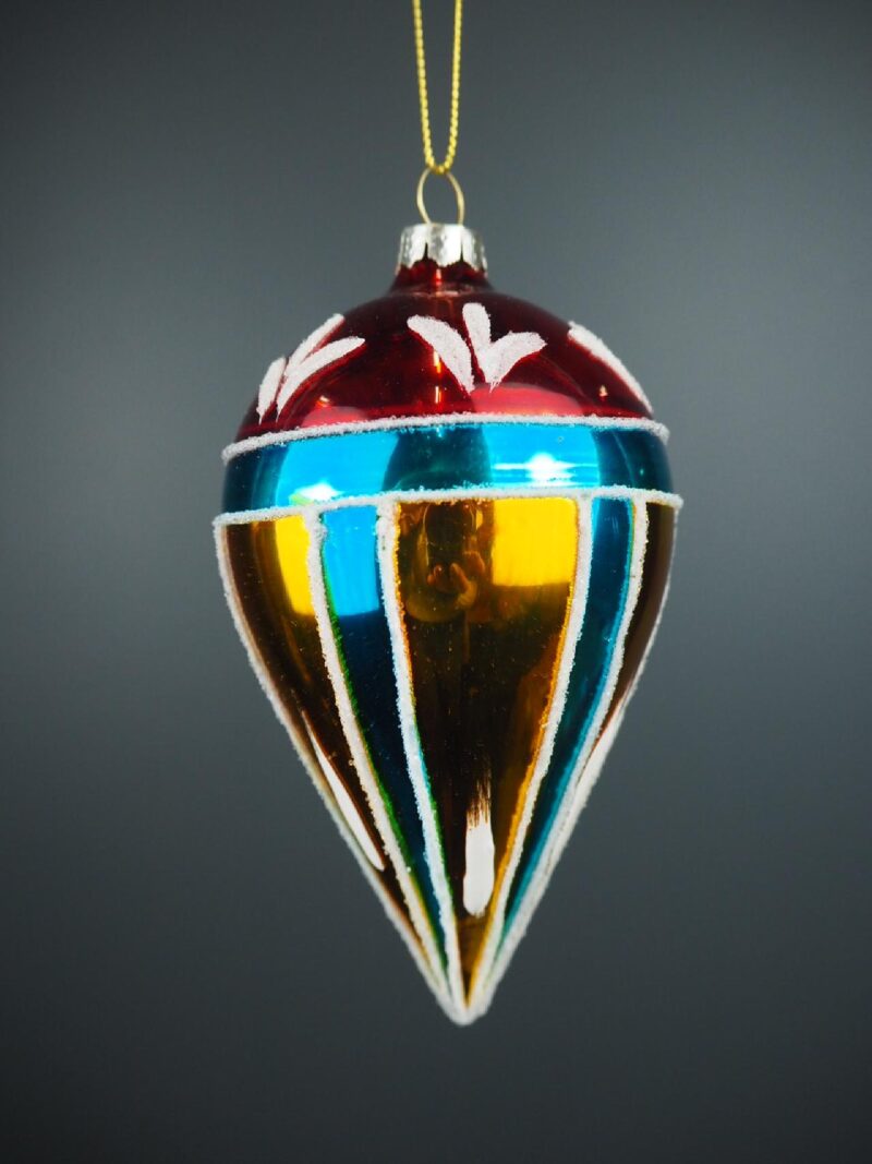 Glass ornament multi