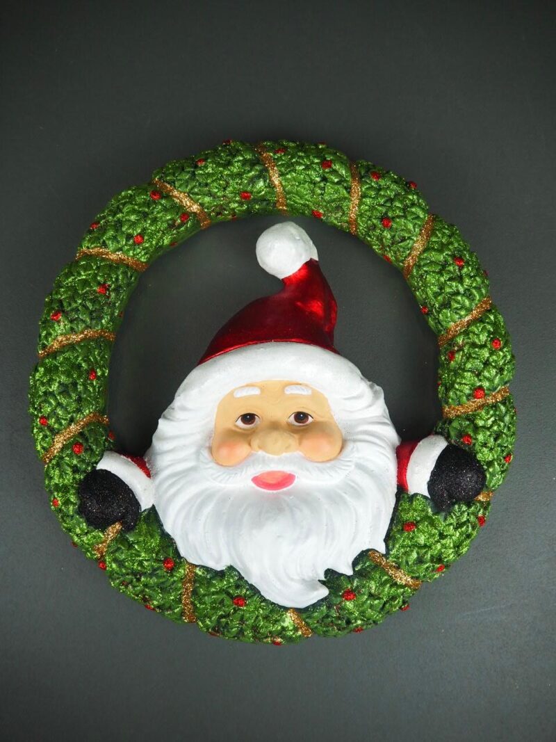 Santa on wreath