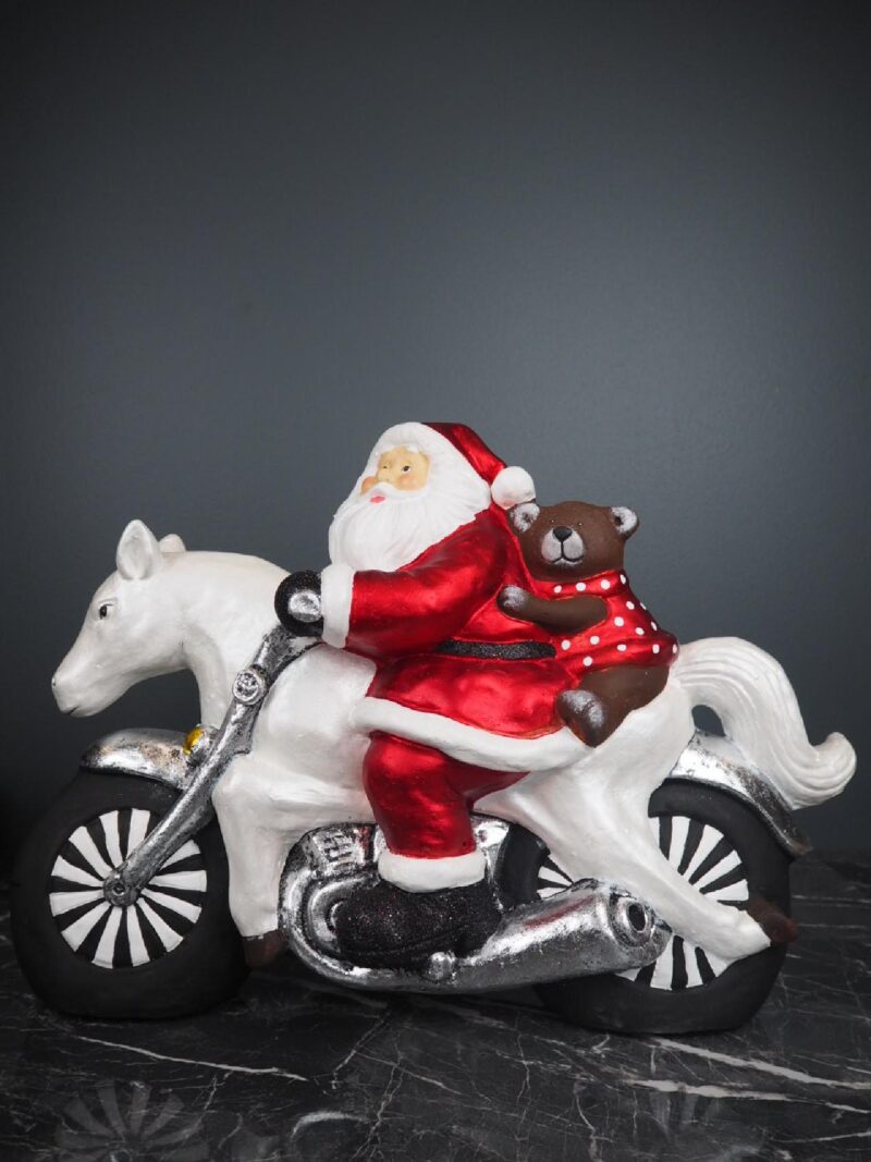 Santa on motor