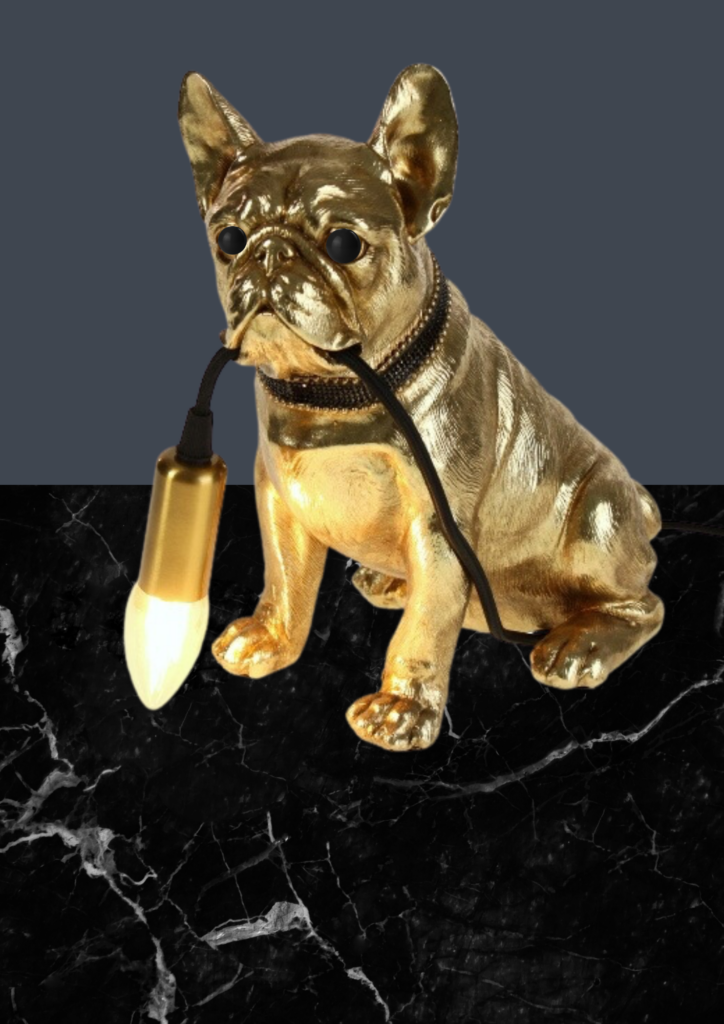 Sitting dog lamp 11.5 - Image 2