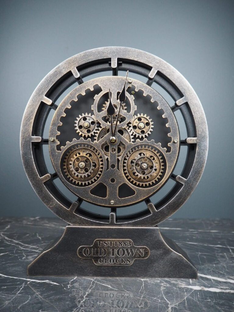 Gears moving clock