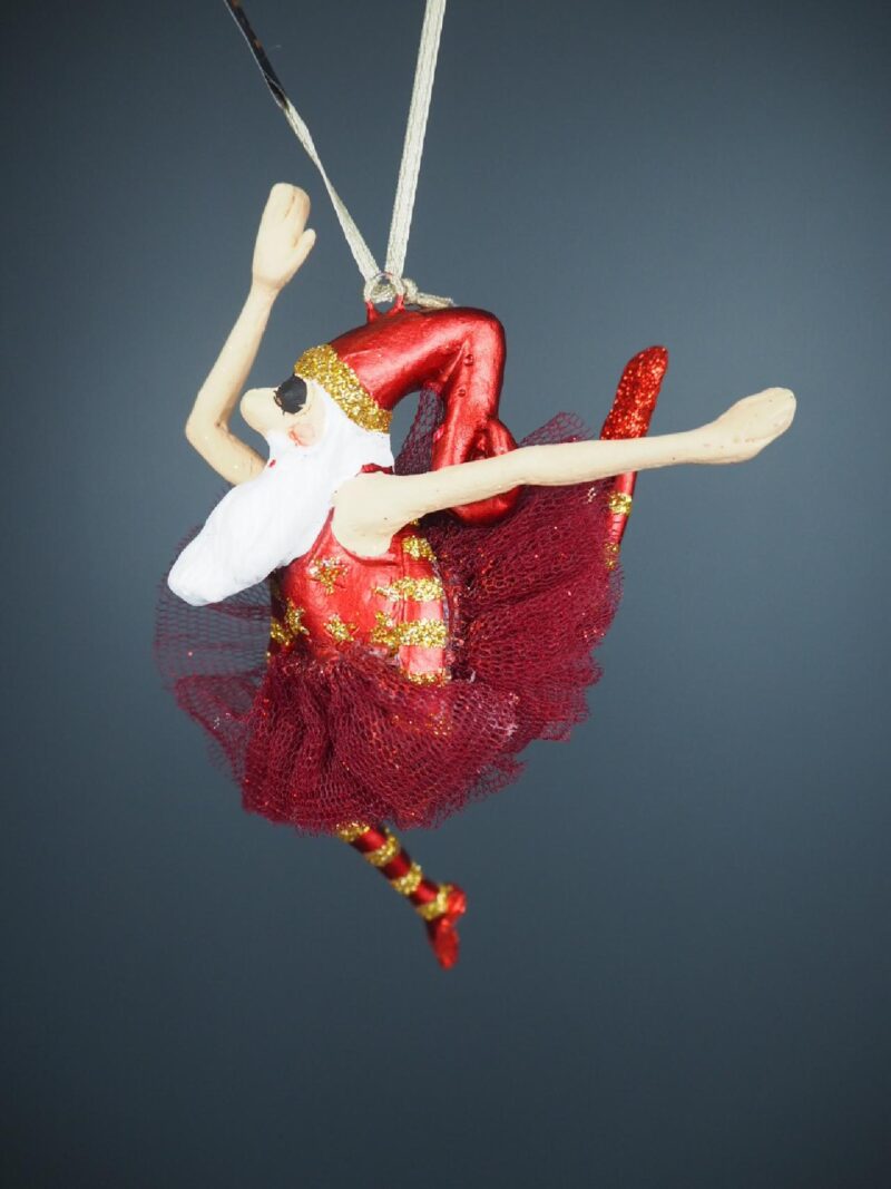 Santa red/gold red fabskirt