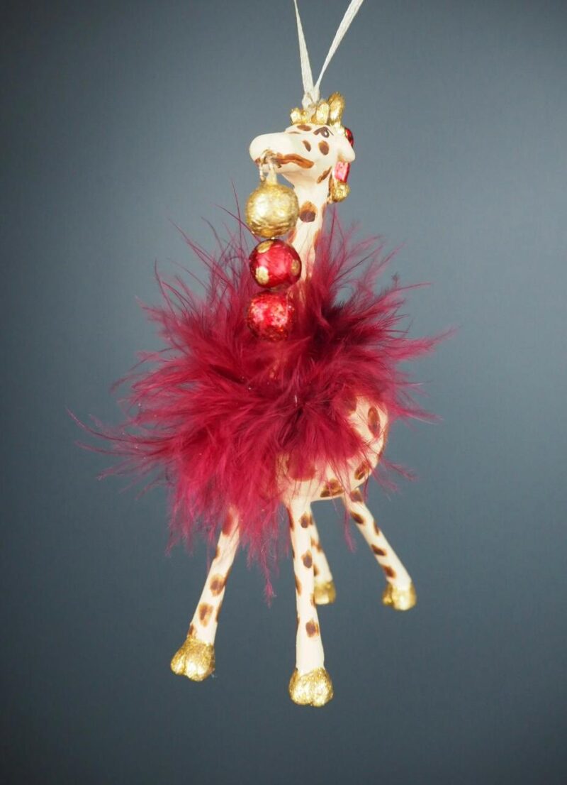 Long legged giraffe ball white
