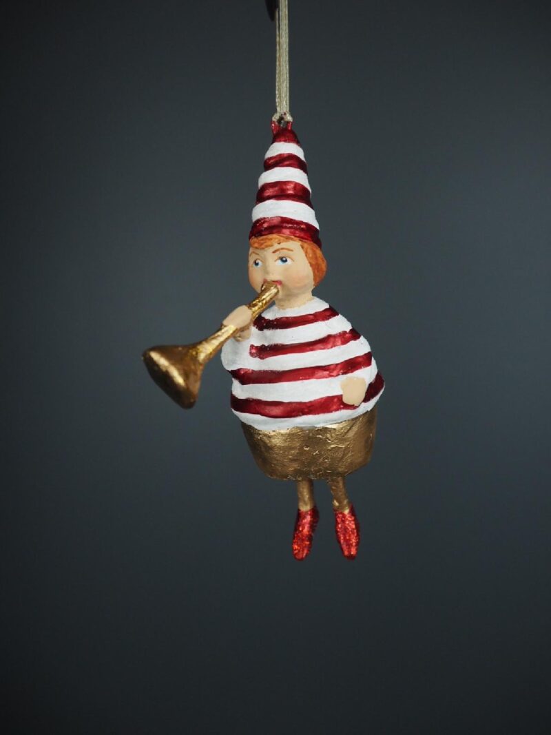 Chubby trumpeter red/white stripes