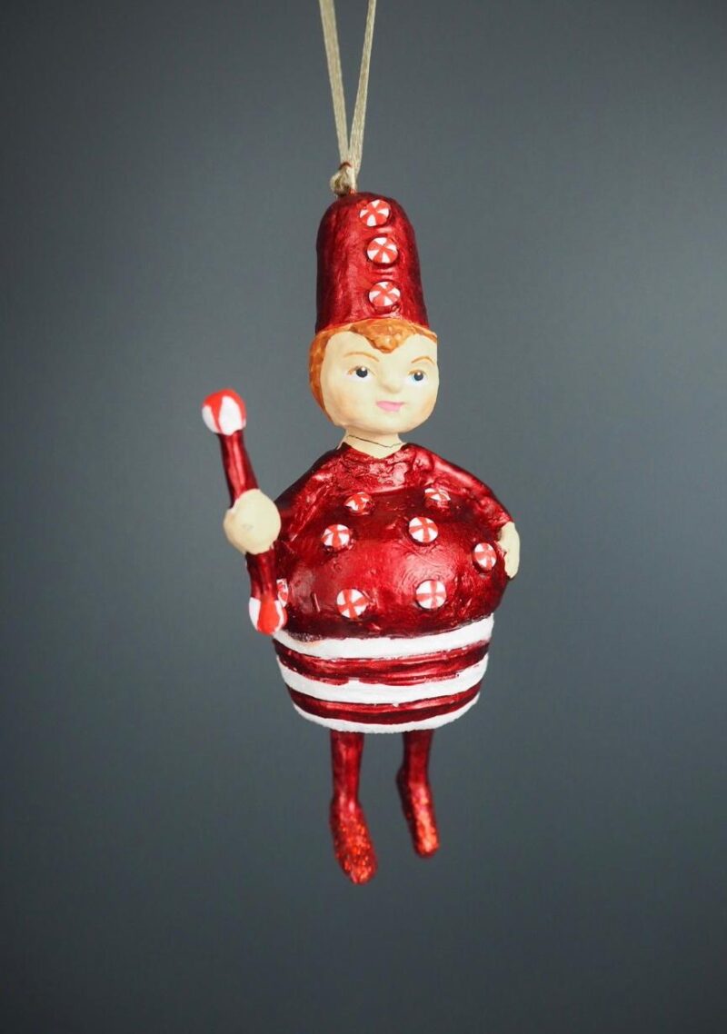 Chubby Juggler red/white polka
