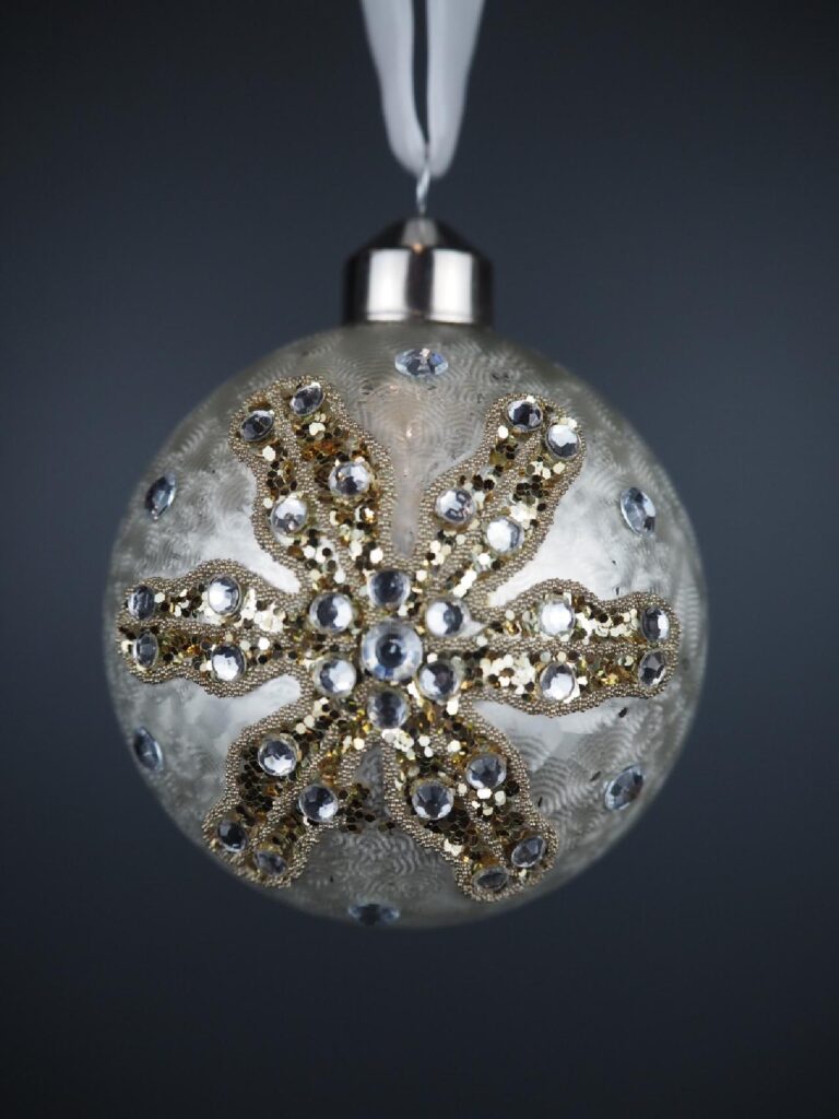 Glass ball white