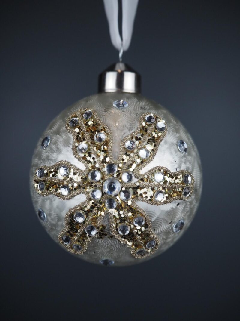 Glass ball white