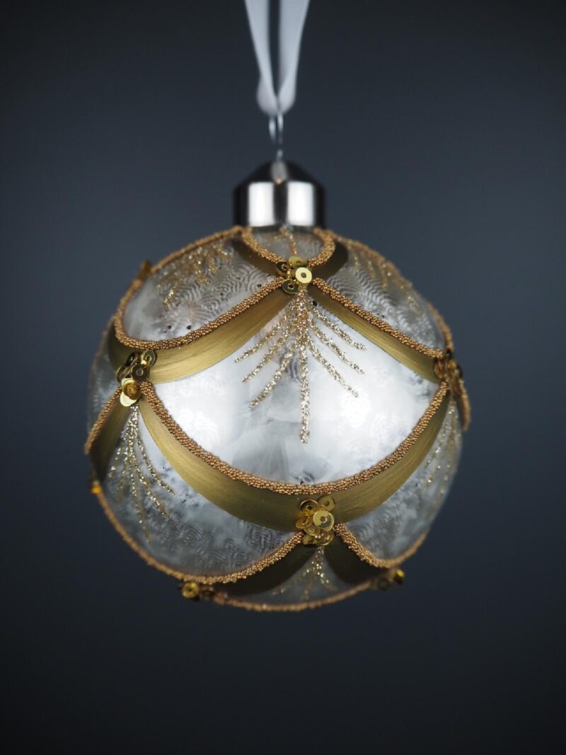 Glass ball white