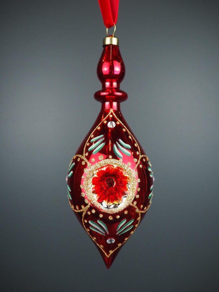 Glass ball red