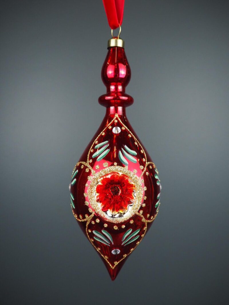 Glass ball red