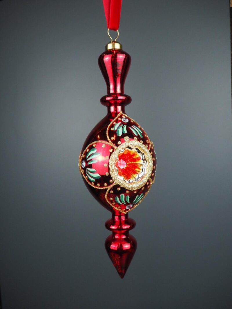 Glass ball red