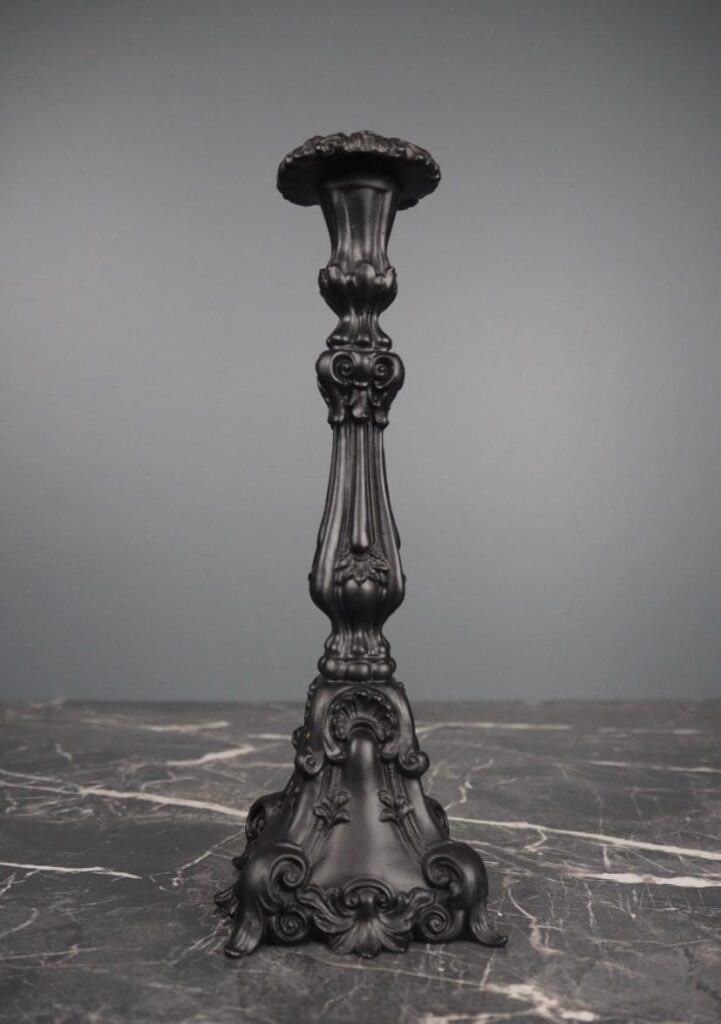 Candle holder black L