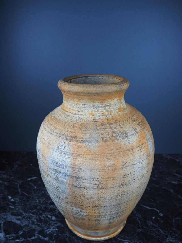 Distressed vase brown alikabok - Image 3