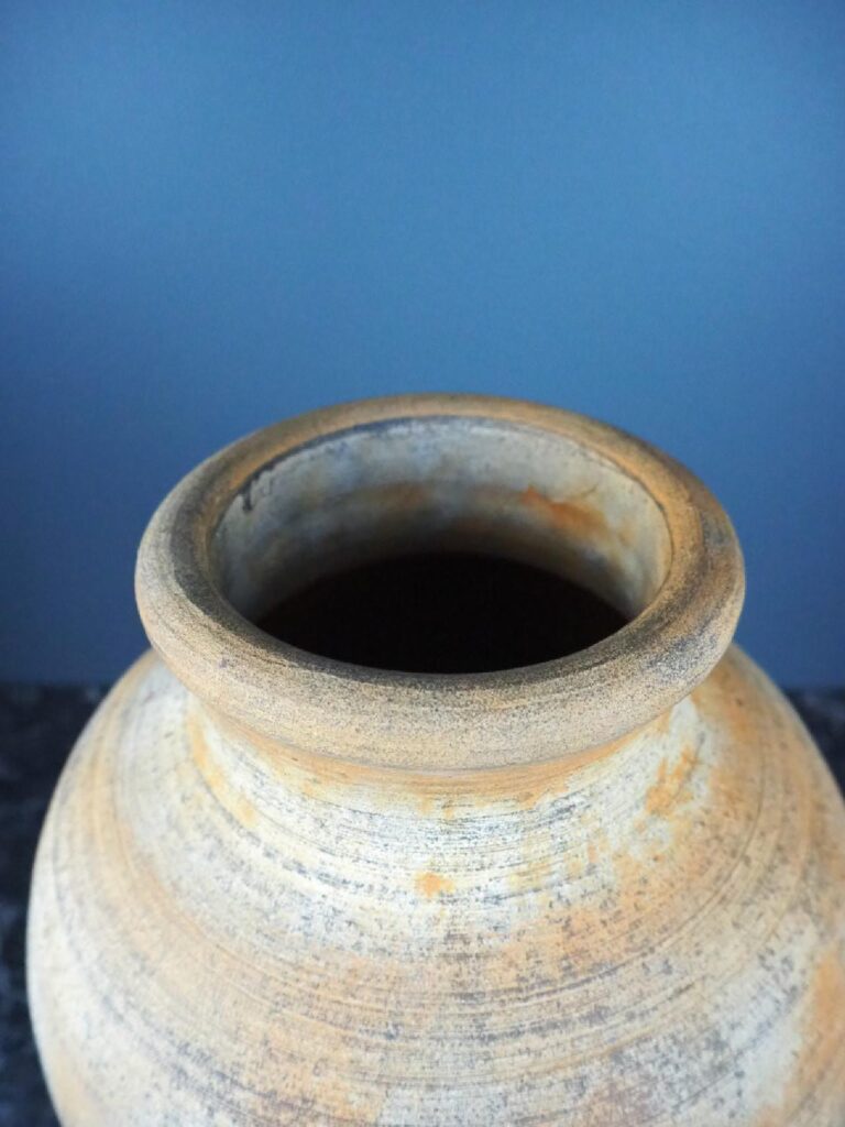 Distressed vase brown alikabok - Image 4